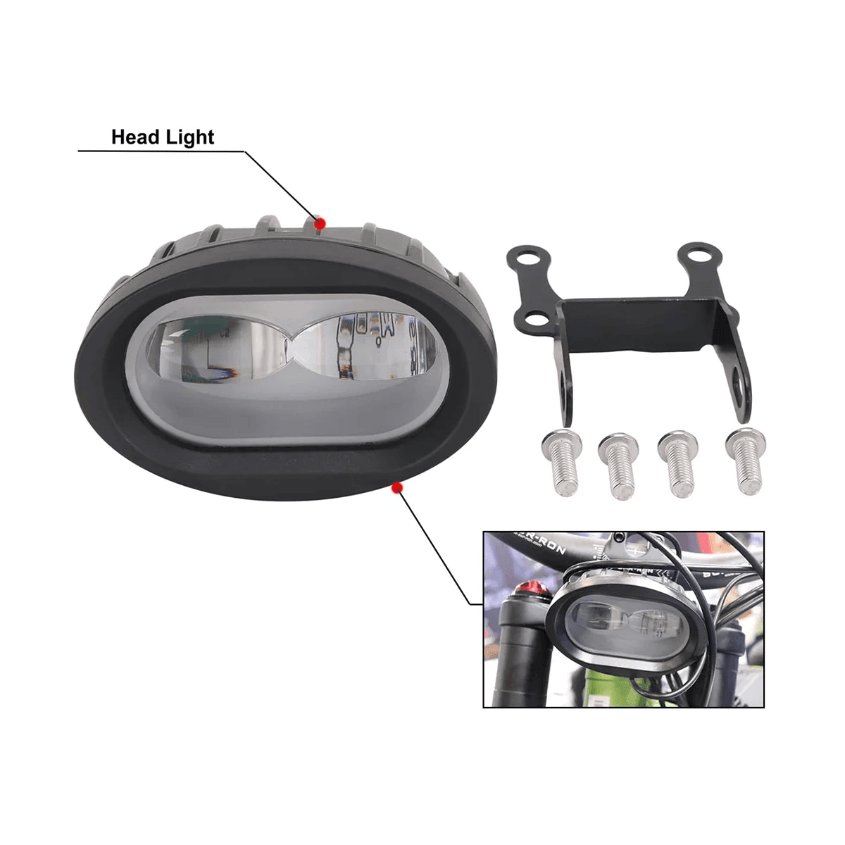 For Surron Light Bee X/S Segway X260/X160 Headlight, Motorcycle LED