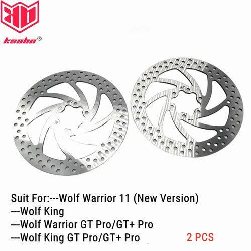 Official Original Kaabo 145mm 160mm Brake Disc For Wolf Warrior 11