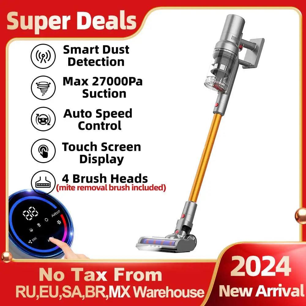ABIR VC205 Cordless Handheld Vacuum Cleaner,27000PA,Touch Screen,Smart - VirtuousWares.Store