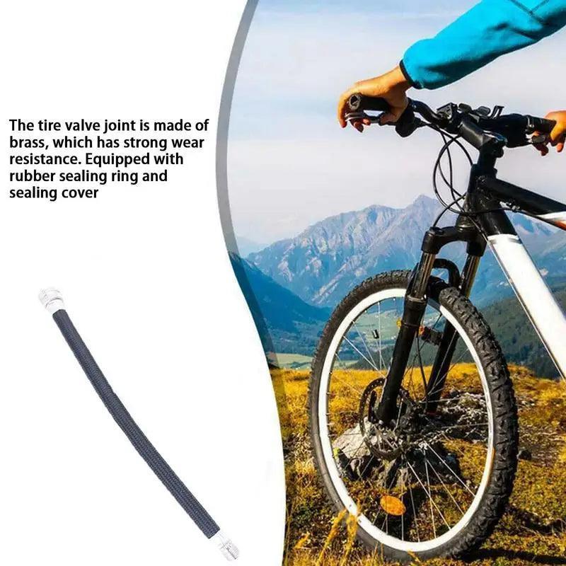 Air Pump Inflator Extension Hose Wear-resistant Tire Valve Extensions - VirtuousWares.Store