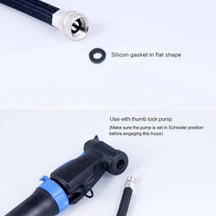 Air Pump Inflator Extension Hose Wear-resistant Tire Valve Extensions - VirtuousWares.Store