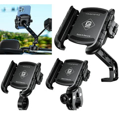 Aluminum Motorcycle Phone Holder Mount Moto Bicycle Handlebar Bracket - VirtuousWares.Store