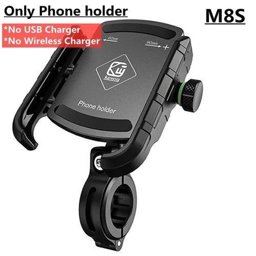 Aluminum Motorcycle Phone Holder Mount Moto Bicycle Handlebar Bracket - VirtuousWares.Store
