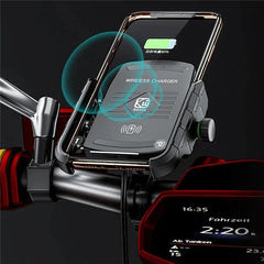 Aluminum Motorcycle Phone Holder Mount Moto Bicycle Handlebar Bracket - VirtuousWares.Store