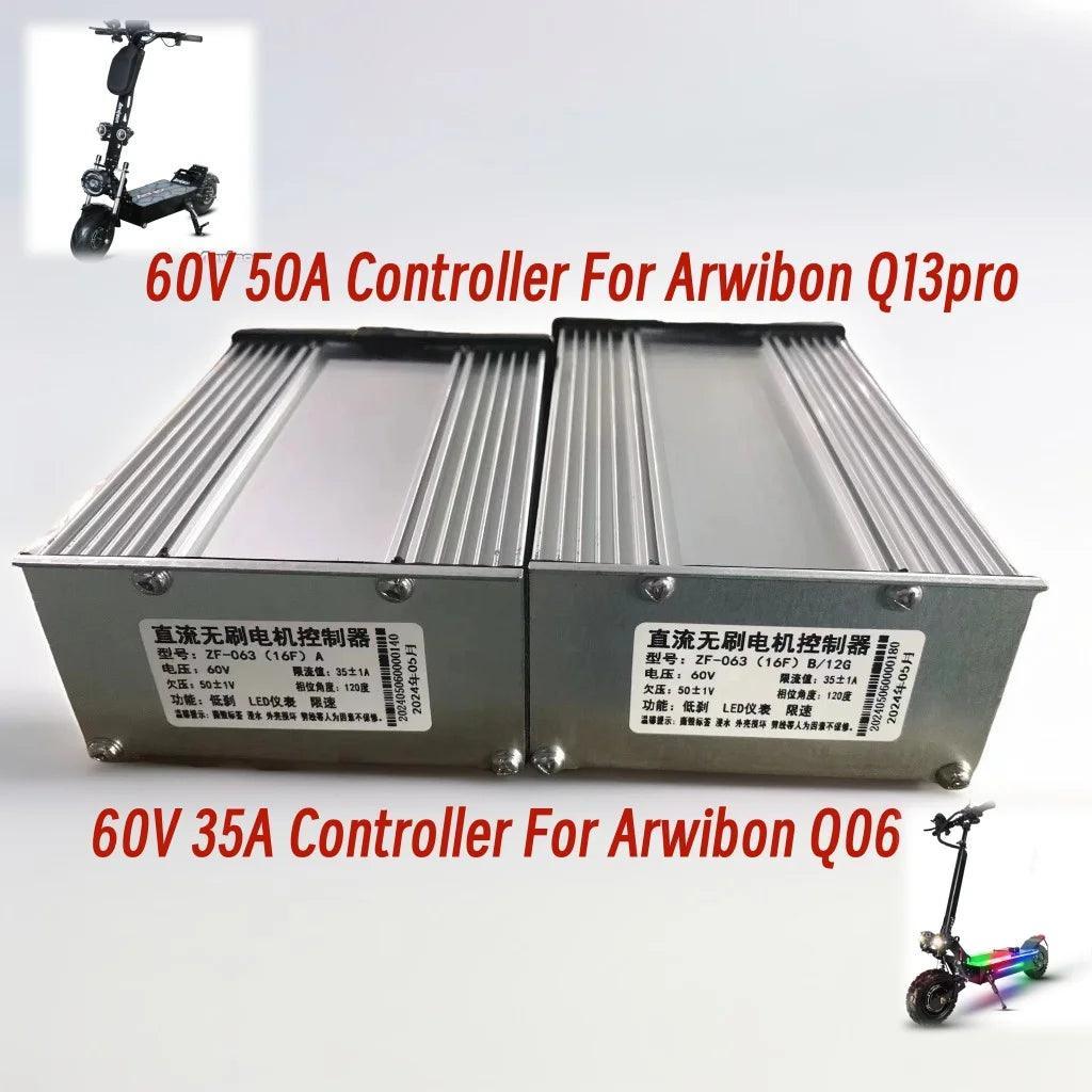 Arwibon Q06 Q13 Pro 60V 35A 50Amps Electric Scooter Controllers Parts - VirtuousWares.Store