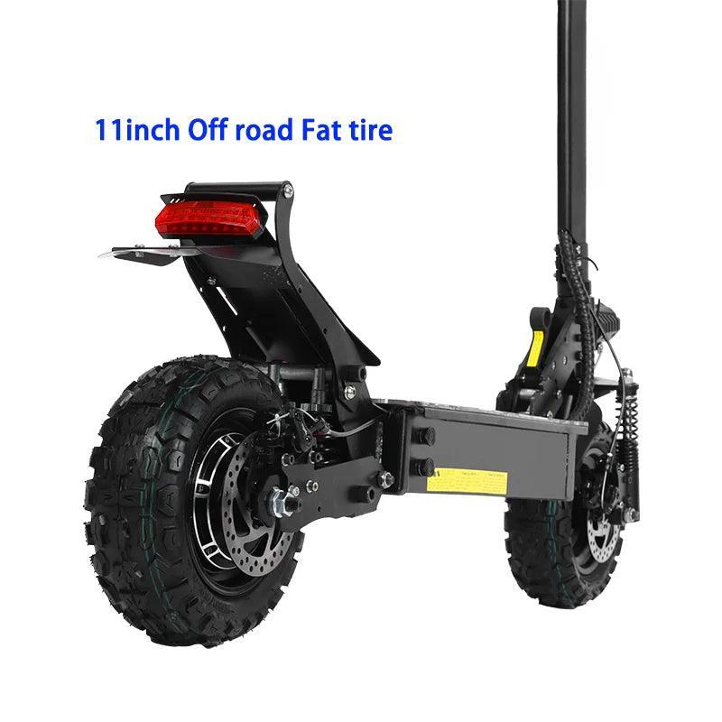 Arwibon Q30 Adult Electric Scooter 2500W Motor Top Speed 30MPH, 48V16AH, 11 Inch Off-Road Tires Sport Commuter Folding EScooter / ( Special Built Scooter 3 YEARS WARRANTY BUNDLE WITH CPS REPAIR PROTECTION PLAN AND TECK SUPPORT BY VIRTUOUSWARES! - VirtuousWares.Store