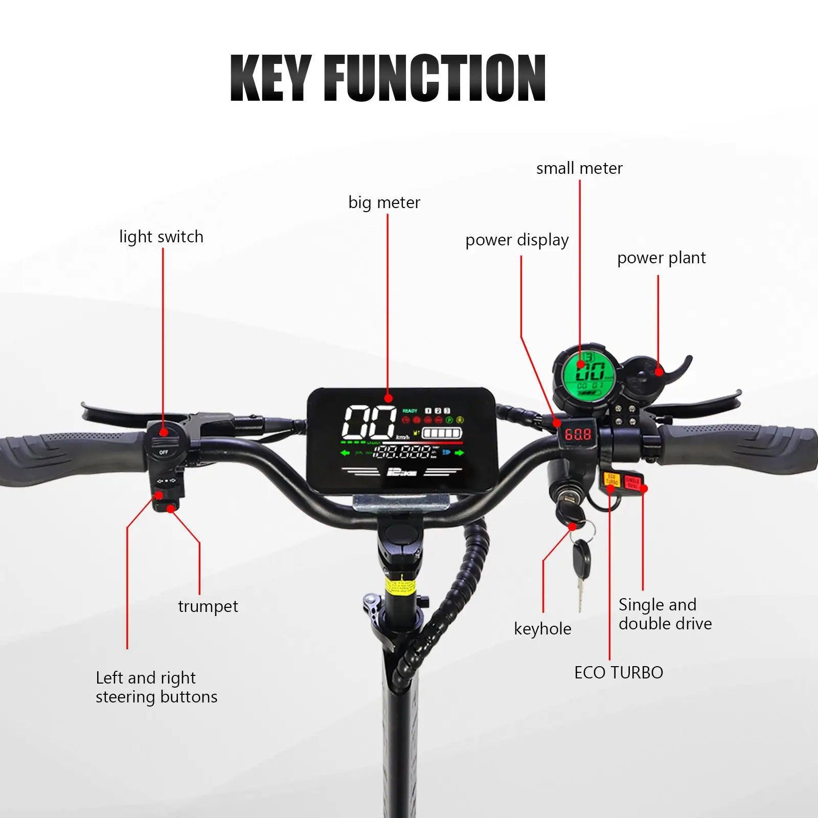 Arwibon Q30 Adult Electric Scooter 2500W Motor Top Speed 30MPH, 48V16AH, 11 Inch Off-Road Tires Sport Commuter Folding EScooter / ( Special Built Scooter 3 YEARS WARRANTY BUNDLE WITH CPS REPAIR PROTECTION PLAN AND TECK SUPPORT BY VIRTUOUSWARES! - VirtuousWares.Store