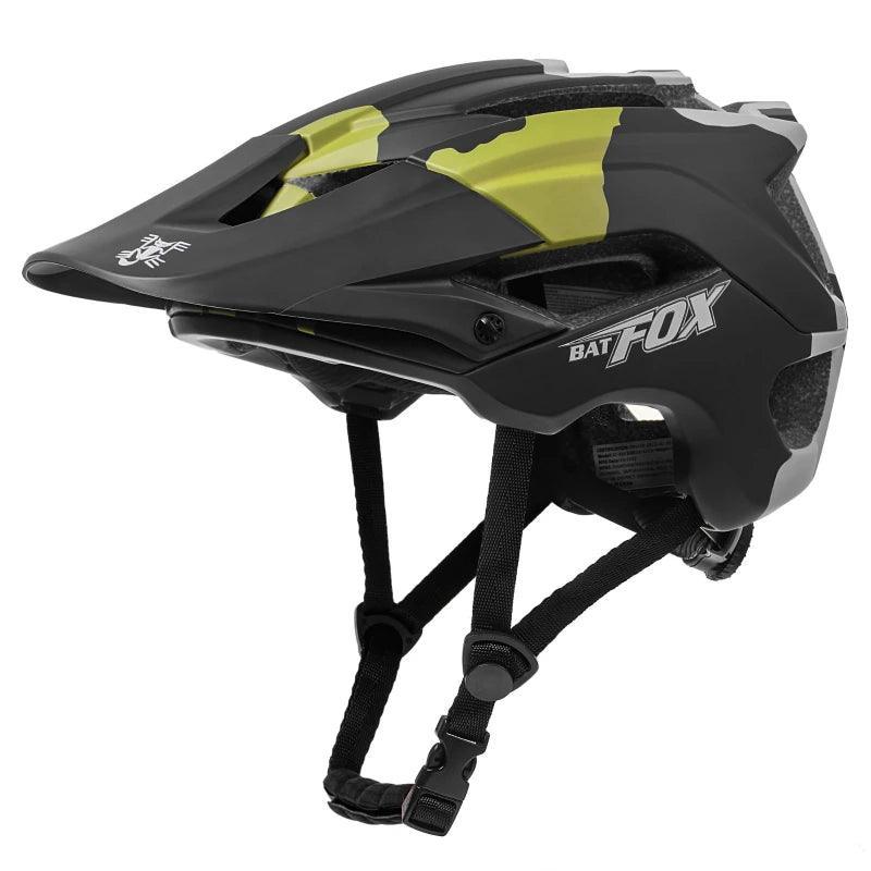BATFOX NEW MTB Bike Helmet orange Bicycle Helmet Sports Safety men's Cycling helmets mountain bike casco mtb capacete ciclismo - VirtuousWares.Store