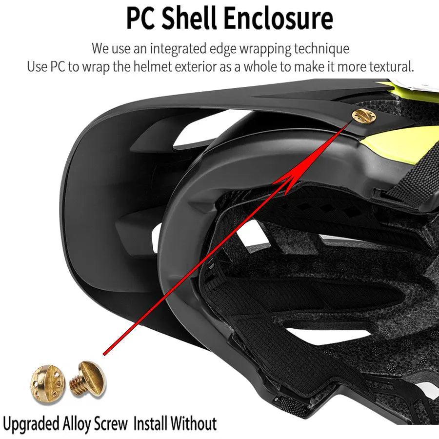 BATFOX NEW MTB Bike Helmet orange Bicycle Helmet Sports Safety men's Cycling helmets mountain bike casco mtb capacete ciclismo - VirtuousWares.Store