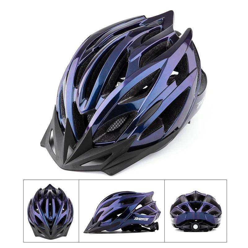 BATFOX NEW MTB Bike Helmet orange Bicycle Helmet Sports Safety men's Cycling helmets mountain bike casco mtb capacete ciclismo - VirtuousWares.Store