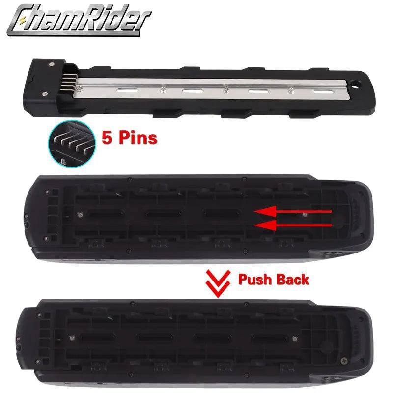 Battery Case Battery box Polly Down Tube Downtube Electric bike E-bike 10S 6P 7P 13S 14S 5P Nickle strips 18650 cells - VirtuousWares.Store