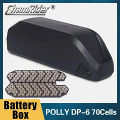 Battery Case Battery box Polly Down Tube Downtube Electric bike E-bike 10S 6P 7P 13S 14S 5P Nickle strips 18650 cells - VirtuousWares.Store