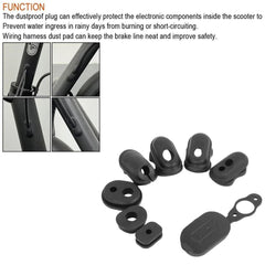 Battery Charging Port Dust Plug Rubber Case for Ninebot F20 F25 F30 - VirtuousWares.Store