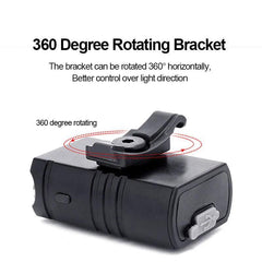Bicycle Light T6 LED Front USB Rechargeable MTB Mountain Bicycle Lamp - VirtuousWares.Store