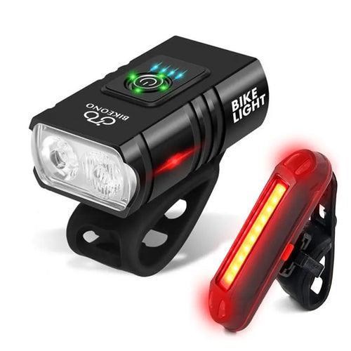 Bicycle Light T6 LED Front USB Rechargeable MTB Mountain Bicycle Lamp - VirtuousWares.Store