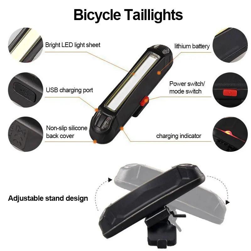 Bicycle Light T6 LED Front USB Rechargeable MTB Mountain Bicycle Lamp - VirtuousWares.Store