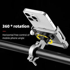 Bicycle Phone Holder 360° Rotation Aluminum Alloy MTB Bike Phone GPS - VirtuousWares.Store