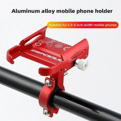 Bicycle Phone Holder 360° Rotation Aluminum Alloy MTB Bike Phone GPS - VirtuousWares.Store