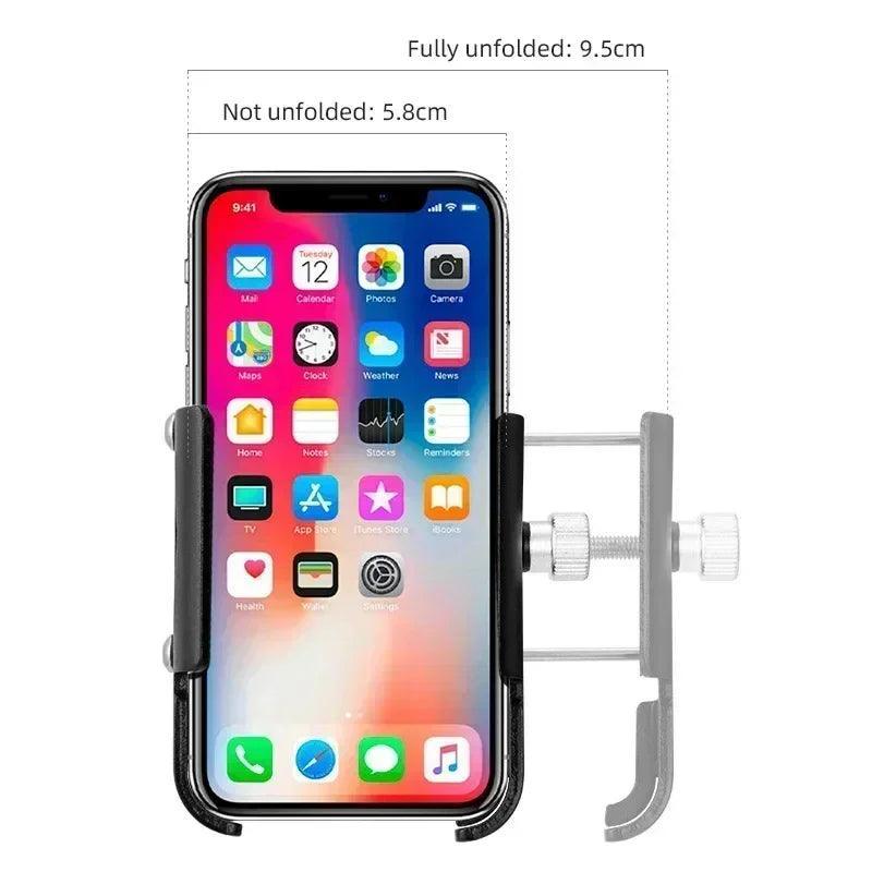 Bicycle Phone Holder 360° Rotation Aluminum Alloy MTB Bike Phone GPS - VirtuousWares.Store