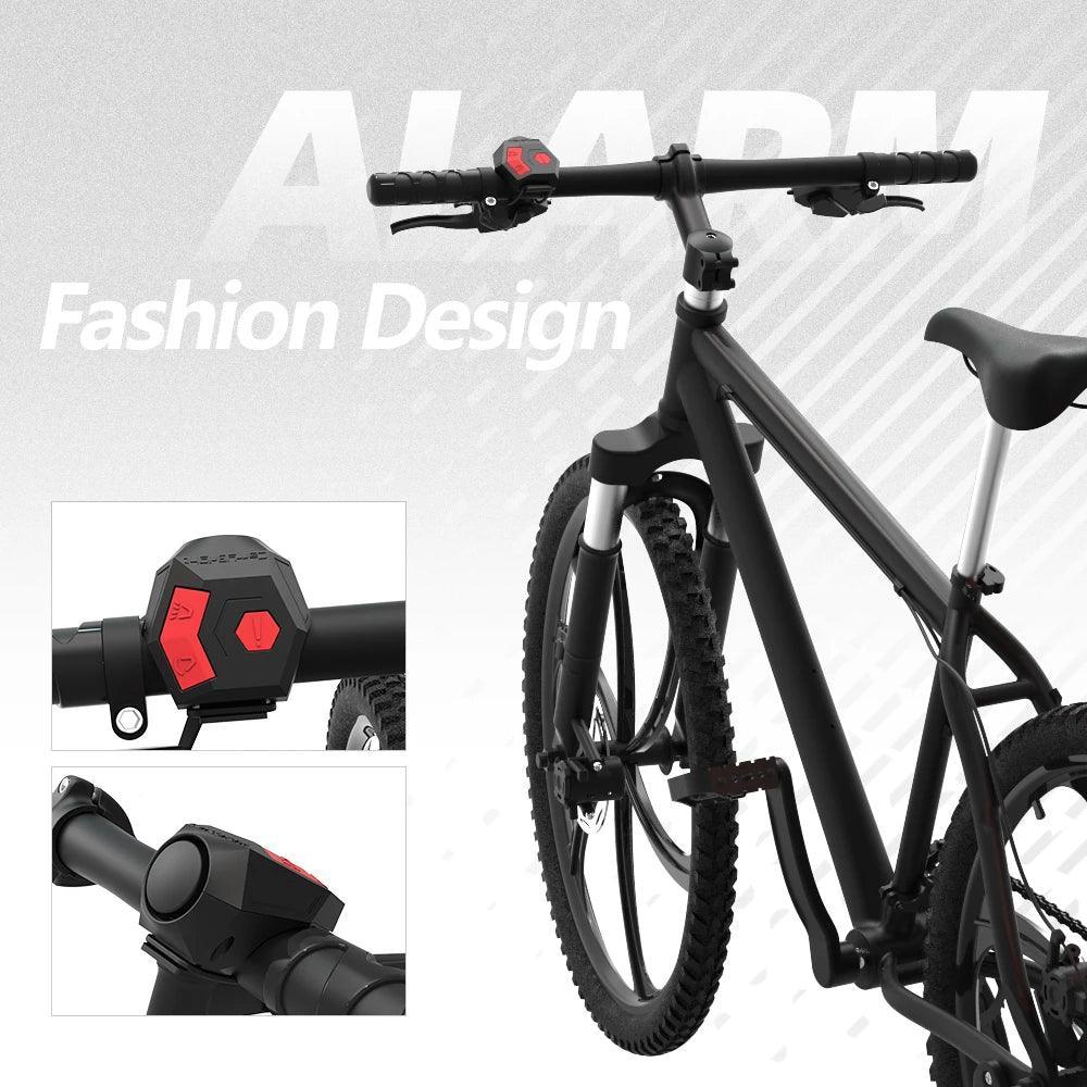 Bike Electronic Horn Bell USB Rechargeable Bicycle Handlebar Cycling - VirtuousWares.Store