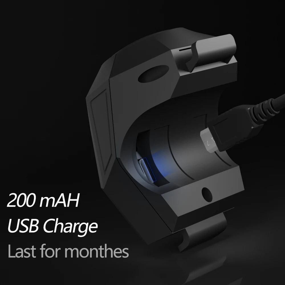 Bike Electronic Horn Bell USB Rechargeable Bicycle Handlebar Cycling - VirtuousWares.Store