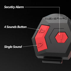 Bike Electronic Horn Bell USB Rechargeable Bicycle Handlebar Cycling - VirtuousWares.Store