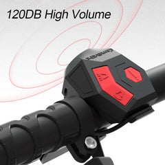 Bike Electronic Horn Bell USB Rechargeable Bicycle Handlebar Cycling - VirtuousWares.Store