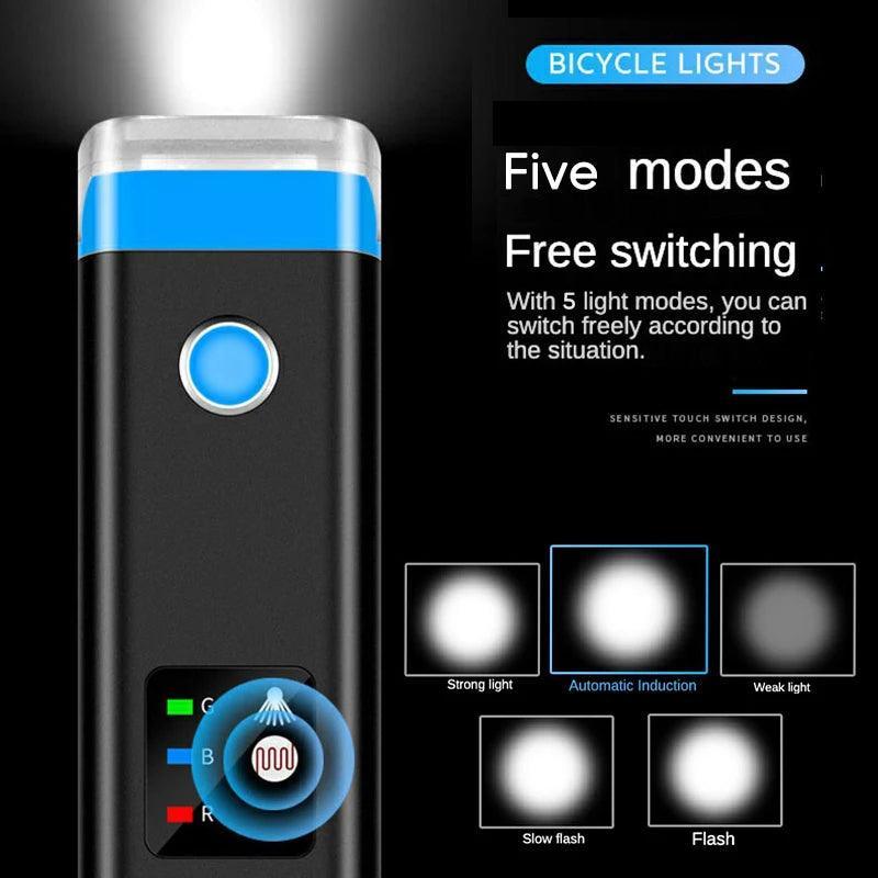 Bike Horn Light Front Bicycle Lighting Bicycle Lamps with Electric - VirtuousWares.Store