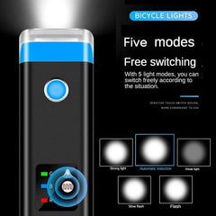 Bike Horn Light Front Bicycle Lighting Bicycle Lamps with Electric - VirtuousWares.Store