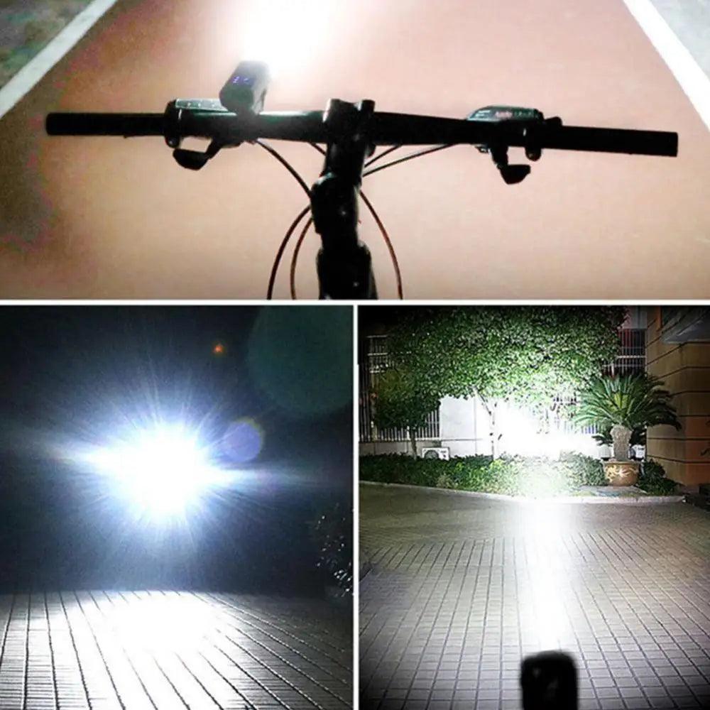 Bike Horn Light Front Bicycle Lighting Bicycle Lamps with Electric - VirtuousWares.Store