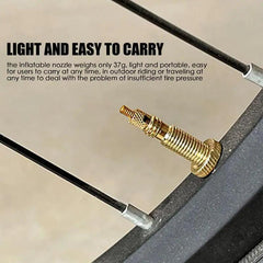 Bike Pump Adapter 2-in-1 Air Compressor Nozzle Air Pump Attachments - VirtuousWares.Store