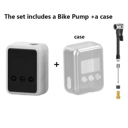 Bike Pump Electric Portable Bicycle Pump, 120 PSI Mini Tire Pump with - VirtuousWares.Store