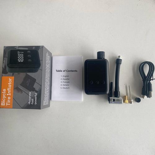 Bike Pump Electric Portable Bicycle Pump, 120 PSI Mini Tire Pump with - VirtuousWares.Store