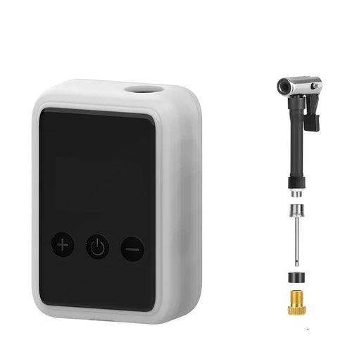 Bike Pump Electric Portable Bicycle Pump, 120 PSI Mini Tire Pump with - VirtuousWares.Store