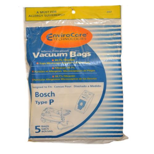 Bosch Replacement: BOR-1446 Paper Bag, Bosch Type P Canister Micro 5 Pk - VirtuousWares.Store