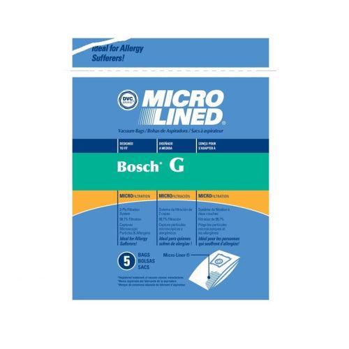 Bosch Replacement: BOR-1477 Paper Bag,Microline Type G Bosch Can 5Pk - VirtuousWares.Store