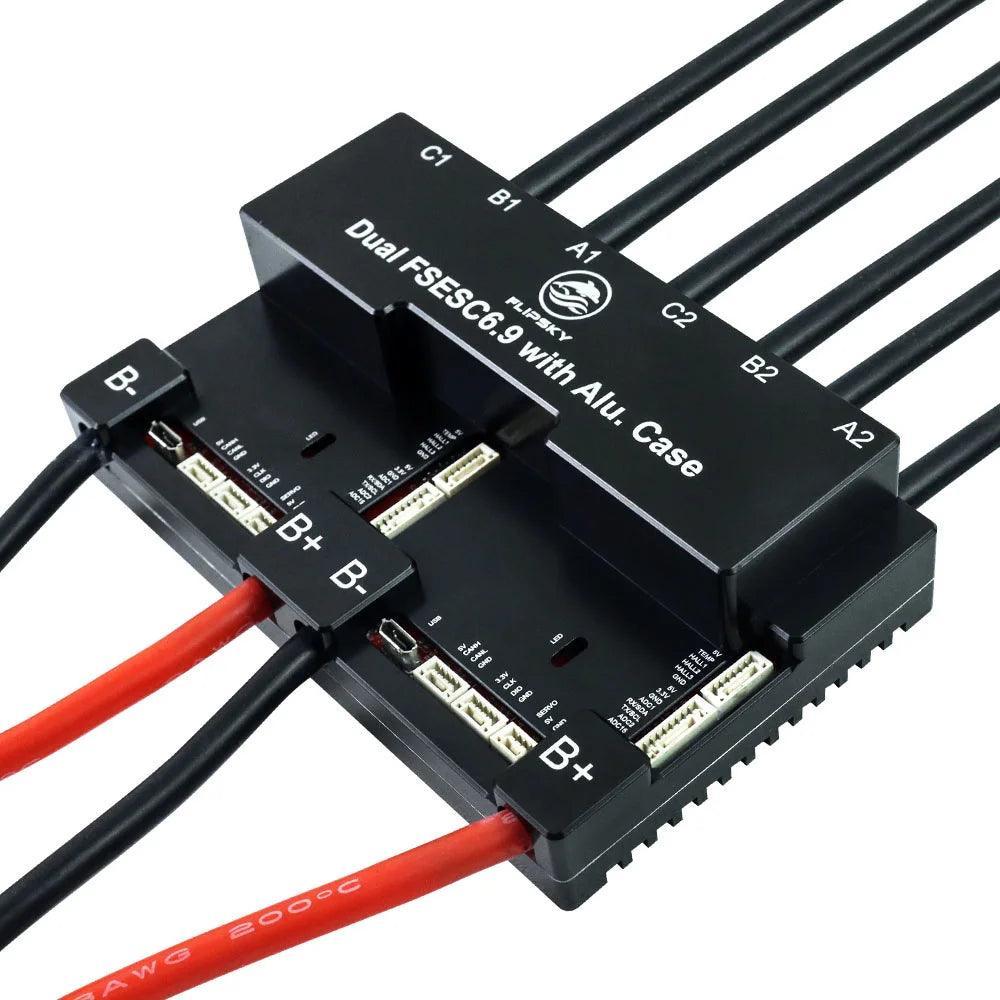 Brushless DC Motor Speed Controller FLIPSKY Dual FSESC6.9 100A base on - VirtuousWares.Store