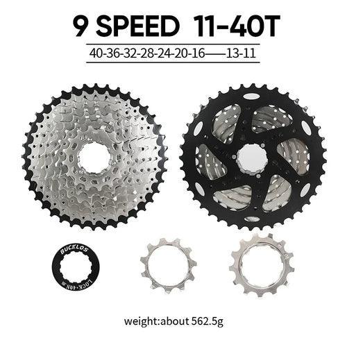 BUCKLOS Bicycle Flywheel 8/9/10/11/12 Speed Bike Cassette - VirtuousWares.Store
