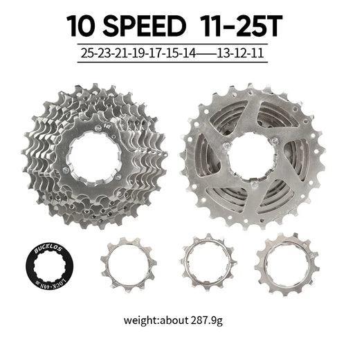 BUCKLOS Bicycle Flywheel 8/9/10/11/12 Speed Bike Cassette - VirtuousWares.Store