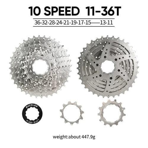 BUCKLOS Bicycle Flywheel 8/9/10/11/12 Speed Bike Cassette - VirtuousWares.Store