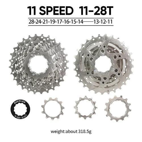 BUCKLOS Bicycle Flywheel 8/9/10/11/12 Speed Bike Cassette - VirtuousWares.Store