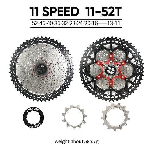 BUCKLOS Bicycle Flywheel 8/9/10/11/12 Speed Bike Cassette - VirtuousWares.Store