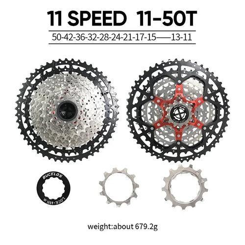 BUCKLOS Bicycle Flywheel 8/9/10/11/12 Speed Bike Cassette - VirtuousWares.Store