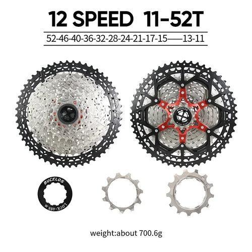 BUCKLOS Bicycle Flywheel 8/9/10/11/12 Speed Bike Cassette - VirtuousWares.Store