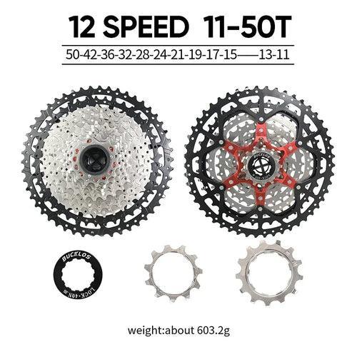 BUCKLOS Bicycle Flywheel 8/9/10/11/12 Speed Bike Cassette - VirtuousWares.Store