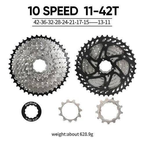 BUCKLOS Bicycle Flywheel 8/9/10/11/12 Speed Bike Cassette - VirtuousWares.Store
