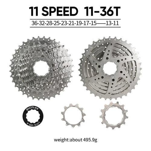 BUCKLOS Bicycle Flywheel 8/9/10/11/12 Speed Bike Cassette - VirtuousWares.Store