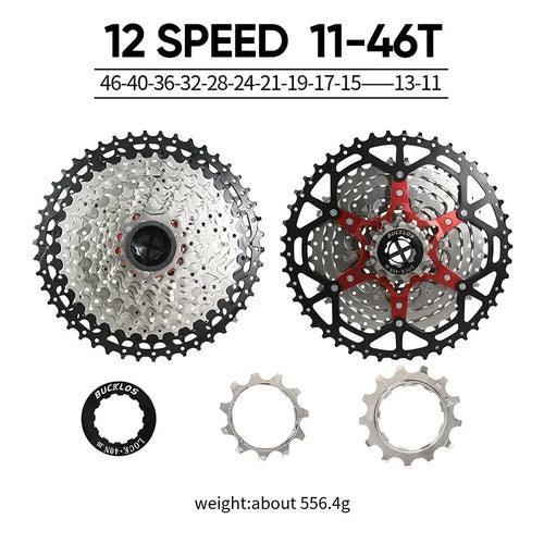 BUCKLOS Bicycle Flywheel 8/9/10/11/12 Speed Bike Cassette - VirtuousWares.Store