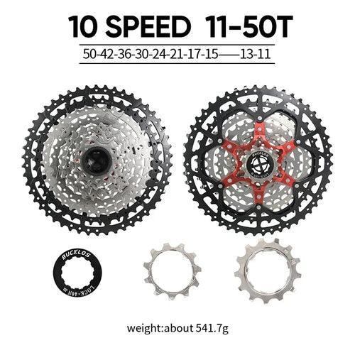 BUCKLOS Bicycle Flywheel 8/9/10/11/12 Speed Bike Cassette - VirtuousWares.Store