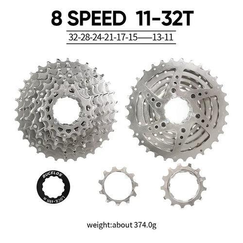 BUCKLOS Bicycle Flywheel 8/9/10/11/12 Speed Bike Cassette - VirtuousWares.Store